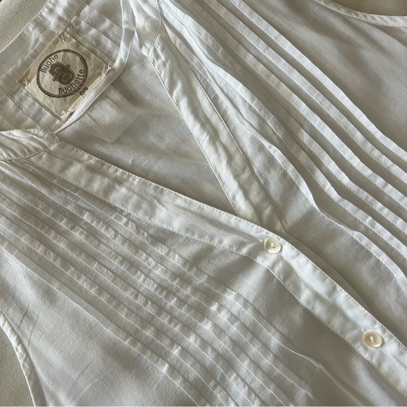 Muche et Muchette Embroidered Cotton Voile Dress in White - Picture 8 of 15